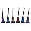 Nemesis Now Positivity Broomsticks with Silver Charms, 20cm, (Set of 6), Black view 3