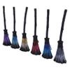 Nemesis Now Positivity Broomsticks with Silver Charms, 20cm, (Set of 6), Black view 4