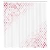 Ambesonne Abstract Shower Curtain, Beam Shape with Geometric 6 Cornered Mosaic Style Futuristic Illustration, Cloth Fabric Bathroom Decor Set with Hooks, 84" Long Extra, Pale Pink view 2