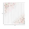 Ambesonne Abstract Shower Curtain, Beam Shape with Geometric 6 Cornered Mosaic Style Futuristic Illustration, Cloth Fabric Bathroom Decor Set with Hooks, 84" Long Extra, Army Green view 3