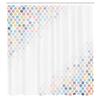 Ambesonne Abstract Shower Curtain, Beam Shape with Geometric 6 Cornered Mosaic Style Futuristic Illustration, Cloth Fabric Bathroom Decor Set with Hooks, 84" Long Extra, Rose Blush view 2