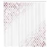 Ambesonne Abstract Shower Curtain, Beam Shape with Geometric 6 Cornered Mosaic Style Futuristic Illustration, Cloth Fabric Bathroom Decor Set with Hooks, 84" Long Extra, Pale Mauve view 2
