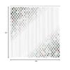 Ambesonne Abstract Shower Curtain, Beam Shape with Geometric 6 Cornered Mosaic Style Futuristic Illustration, Cloth Fabric Bathroom Decor Set with Hooks, 84" Long Extra, Jade Green view 3