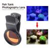 Aquarium Photography Lens, Seawater Fish Cylinder Photography Lens with Macro Filter Aquarium Smartph Camera Lens Filter Kit view 2