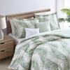 Tommy Bahama - King Comforter Set, Reversible Cotton Bedding with Matching Shams & Bonus Throw Pillows, Super Soft Bedding Set (Kauai Green, King) view 3