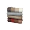 Alpaca Knits Handmade Alpaca Wool Blanket (White to Brown) view 4