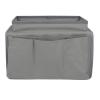 Sofa Armrest Organizer with Cup Holder Tray Chair Arm TV Remote Holder for Recliner Couch Armchair Caddy Bedside Storage Pockets Bag for Cellphone Tablet Book Magazines Drinks Holder Pouch view 4