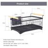 Rack, stainless steel drainage, drainage, bowl, sink drying frame, drainage view 4