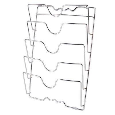 5-layer wall hanging pot cover, kitchen utensils, lid organizer, pot frame, made of iron