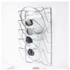 5-layer wall hanging pot cover, kitchen utensils, lid organizer, pot frame, made of iron view 3