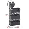 Umbrella Racks Black Standing Umbrella Storage Rack, Metal for The Entrance Passage of Homes, Offices and Hotels, with A Free-Standing Drip Tray view 2