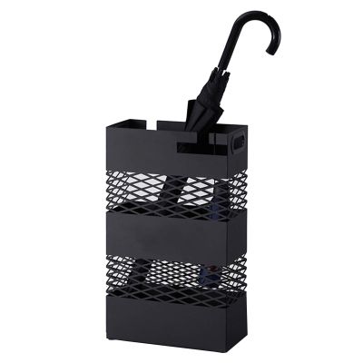 Umbrella Racks Black Standing Umbrella Storage Rack, Space-Saving Metal, Used for The Entrance Passage of Home, Office and Hotel
