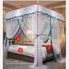 005 Luxury 4 Corner Post Bed Curtains Canopy, Ruffle Tassel Post Mosquito Net for Bed, Bow Tie Design, Bedding Princess Bedroom Decoration Quick and Easy Installation (Size : 1.5bed) view 2