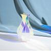 ACFENG Rainbow Acrylic Flower Vase, Iridescent Vase, Acrylic Vase Modern Desktop Decoration for Home Office Wedding (Large) view 1