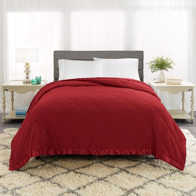 100% Cotton -Oversized King Size 500 GSM,Soft Fluffy Duvet Insert with Corner Tabs,Baffle Box Stitched Comforter with 2 Pillowshams (3 pc | Burgundy)
