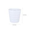 Cabilock 2pcs Thicken Plastic Flowerpots Drainage Height for Home and Garden Use for and Plants view 2