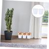 Cabilock 2pcs Thicken Plastic Flowerpots Drainage Height for Home and Garden Use for and Plants view 4