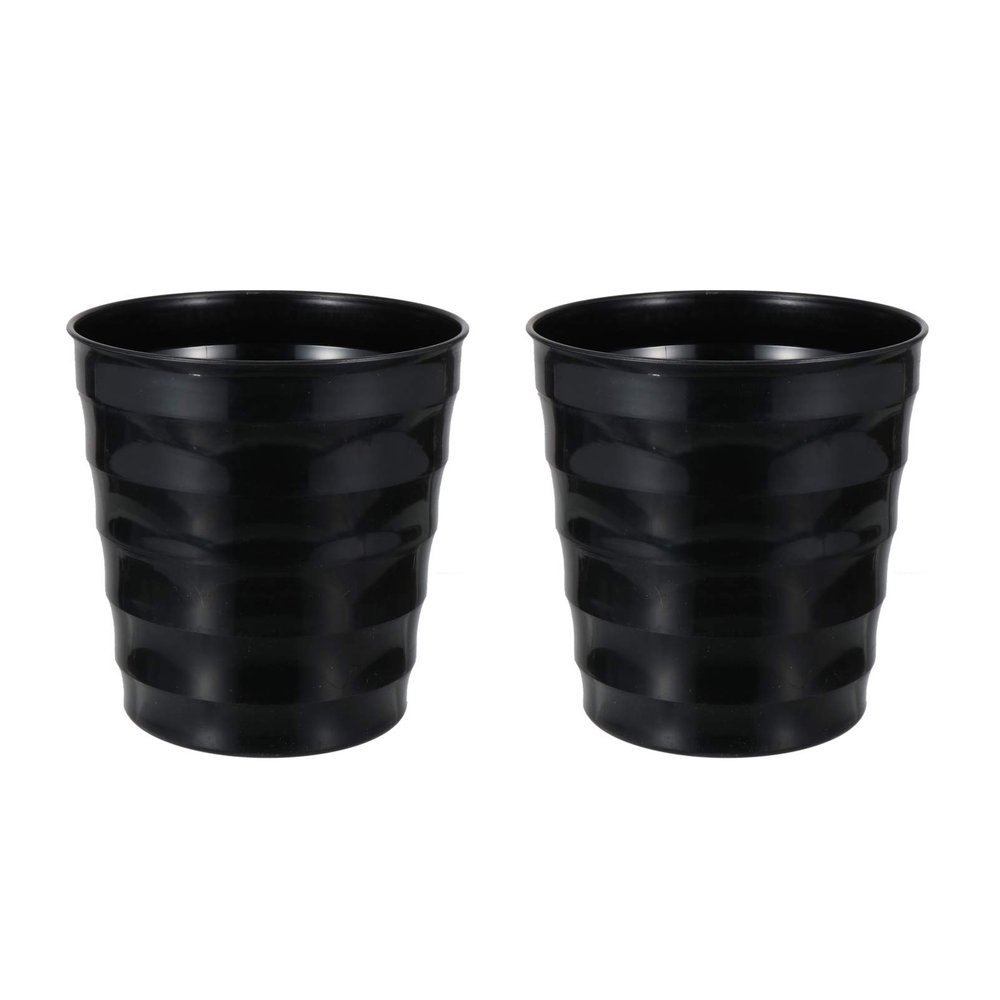 Cabilock 2pcs Plastic Flower Pots Thickened Garden Drainage for Height for Indoor and Outdoor Use for Decor