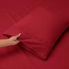 Luxury 7-Piece Bed Sheet Set - Luxury 100% Cotton 800 Thread Count - Wrinkle And Fade Resistant Cool & Breathable, 21" Deep Pockets Easy Elastic Fitted Sheet - Sheet Set (Full XL, Burgundy) view 3
