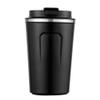 12 oz Stainless Steel Tumbler, Stainless Steel Vacuum Insulated Travel Coffee Mug with Leakproof Lid, Coffee Tumbler Cup for Home, Office, Travel, Party (Black) view 1