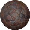 bonballoon Authentic Ottoman Pouf Pouffe Poufs Footstool Egyptian Moroccan Handmade Genuine Leather Unstuffed Living Room Decor Floor Cushion Foot Stool Arabian Arabic Style Turkish Poof, Brown view 1