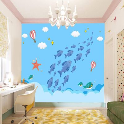 Niwo ART - Removable Wall Mural for Kids Room 23 | Self-Adhesive Large Wallpaper (96"x144")