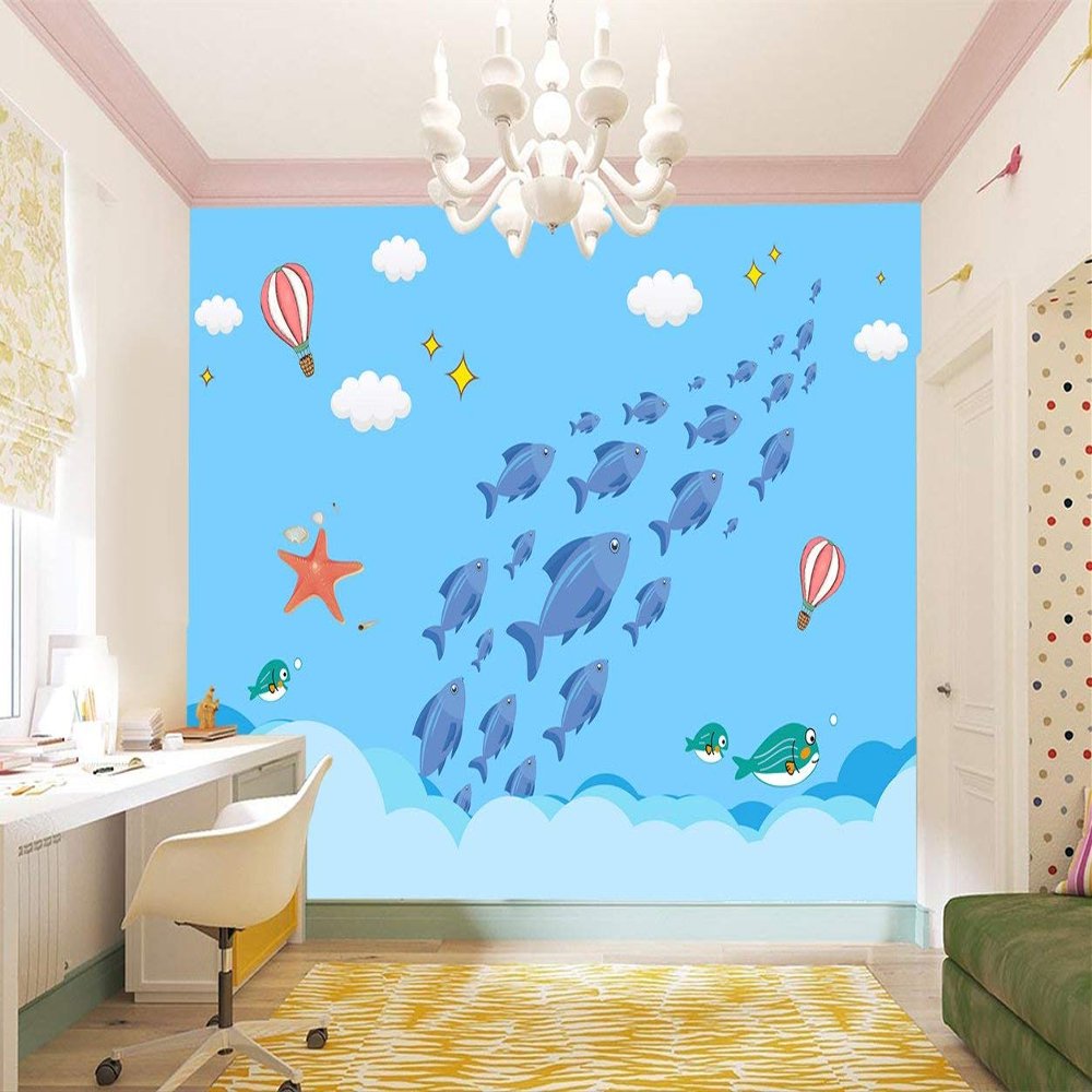 Niwo ART - Removable Wall Mural for Kids Room 23 | Self-Adhesive Large Wallpaper (96"x144")