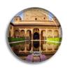 Fridge Magnet Spain Alhambra Granada Glass Magnets for Refrigerator Souvenirs Cute Crystal Magnet Decor for Whiteboard Office Home Gift view 1