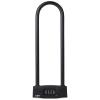 NBYT U Bike Lock - Heavy Duty Combination Lock for Motorcycle Wheel, Office Door, Fence & Gate - Resettable, Long Combination U-Lock in Black - Steel/Zinc/PVC Construction - 13.78 x 4.7 x 1.1 Inches view 2