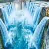 Niwo ART - Great Waterfall, Removable Wall Mural | Self-Adhesive Large Wallpaper (96"x144") view 2