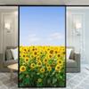 Privacy Window Film Beautiful Sunflower Decorative Non-Adhesive Static Cling Frosted Glass Window Film Window Stickers for Home Office 65x100cm(25.6" x39.4) view 1
