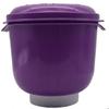 APSI Store Kernel Katcher Popcorn Bowl Set - Popcorn Bowl with Kernel Sifter and Separator, Large and Reusable With Lid, Dishwasher Safe, Recycled Plastic with Handle (Purple Sparkle) view 2