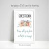 Birthday Guestbook For Photobooth Photo Strips, Birthday Scrapbook, Baby's 1st Birthday Decorations for Kids Birthday, Happy Birthday Decorations, Happy Birthday Guest Book (WH) view 2