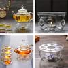 2pcs Tea Warmer Practical Teapot Heating Base for Home Office for Teas Coffee No Candle Required view 4