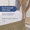 Wrap Around Dust Ruffle Bed Skirt - Beige - for Full Size Beds with 24 Inch Drop - Easy Fit Elastic Strap - Adjustable Pleated Bedskirt w/Brushed Fabric - Wrinkle Free - for Women, Men, Kids & Teens view 3