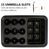 DOITOOL Creative Storage Stand for Umbrellas Wall-mounted Umbrella Rack Entryway Rack Water-proof Base Suitable for Spaces view 4