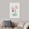 SIGNWIN Framed Canvas Wall Art Boho Decor Illustration Canvas Prints Home Artwork Decoration for Living Room,Bedroom - 16x24 inches view 3