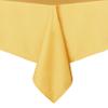 sancua Rectangle Tablecloth - 70 x 90 Inch - Stain and Wrinkle Resistant Washable Polyester Table Cloth, Decorative Fabric Table Cover for Dining Tables, Buffet Parties and Camping, Yellow view 1