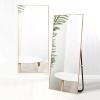 JARDIN Full Length Mirror 65" x 22" Large Rectangle Floor Mirror, Aluminum Alloy Frame Mirrors for Wall, Full Body Mirror, Wall Mirror for Bedroom Bathroom (Gold) view 2