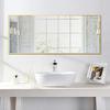 JARDIN Full Length Mirror 65" x 22" Large Rectangle Floor Mirror, Aluminum Alloy Frame Mirrors for Wall, Full Body Mirror, Wall Mirror for Bedroom Bathroom (Gold) view 4