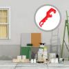 1pc Paint Bucket Opener High-grade Can Opener Can Opening Tool Paint Bucket Lid Lifter Lid Opener Open Tool Abs Can Opener Lifter Manual Portable view 2