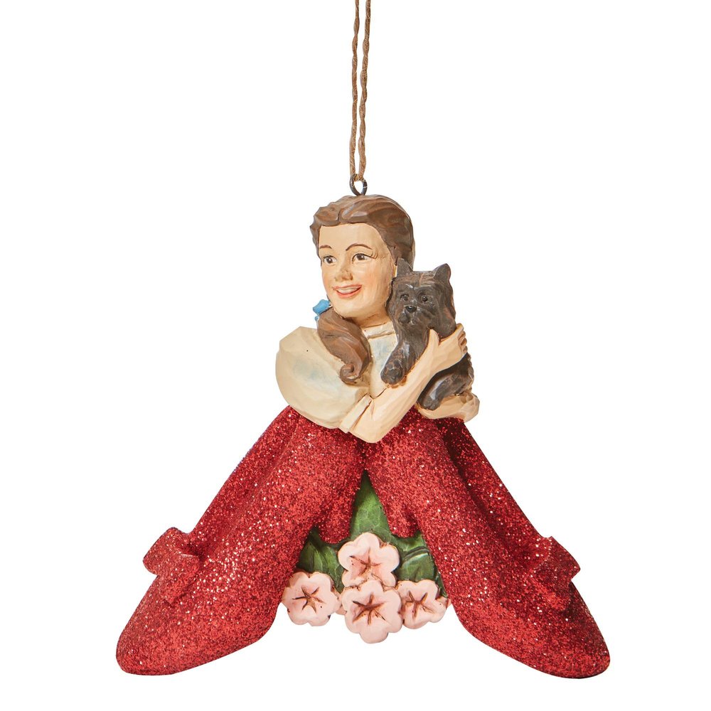 Collections Etc Wizard of Oz Dorothy Ruby Slippers Christmas Ornament