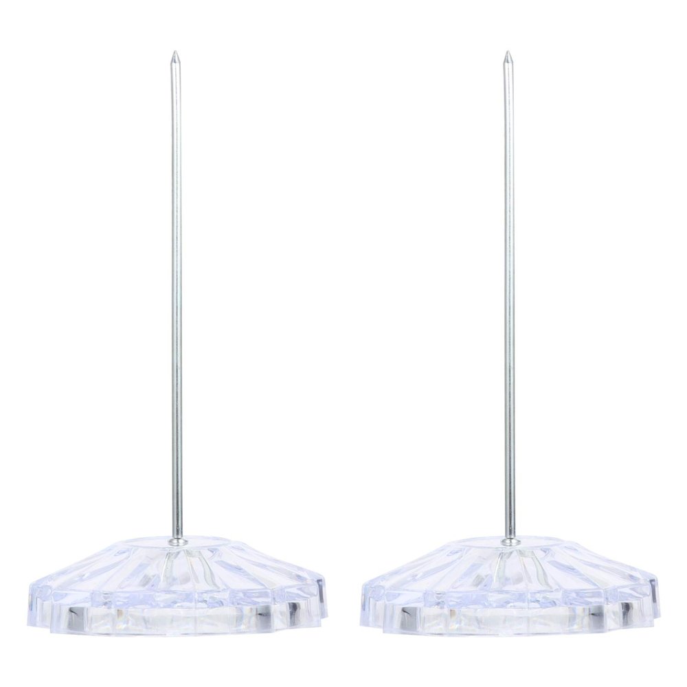 2pcs Subpoena Fork Bill Fork Receipt Holder Memo Holder Check Paper Documents Spindle Desk Paper Holder Paper Holder for Office Desktop Accessories Cheque Socket Receipt Folder