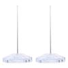 2pcs Subpoena Fork Bill Fork Receipt Holder Memo Holder Check Paper Documents Spindle Desk Paper Holder Paper Holder for Office Desktop Accessories Cheque Socket Receipt Folder view 1