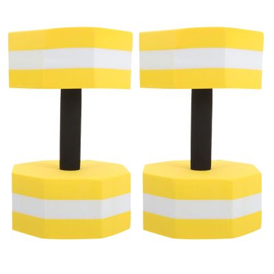 BESPORTBLE 2pcs Water Floating Dumbbells for Pool Exercise for Water Aerobics Fitness Training and Muscle Resistance Lightweight Hand Weights for Adults and Boys and Girls