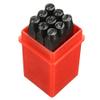 TopHomer 5mm Number Steel Punch Stamp Set, 9 Piece Stamping Punch with Storage Case for Metal Keys Crafts Leather view 1