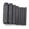 TopHomer 5mm Number Steel Punch Stamp Set, 9 Piece Stamping Punch with Storage Case for Metal Keys Crafts Leather view 2