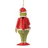 Enesco Grinch by Jim Shore Grinch Nutcracker Hanging Ornament, 5.25in H view 2