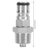19/3218 Ball Lock Post Stainless Steel with 1/2in NPT Male Thread Liquid Ball Lock Post Adapter for Corny Bucket Beer Brewing Parts view 3