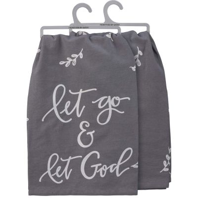 Kitchen Towel - Let Go & Let God